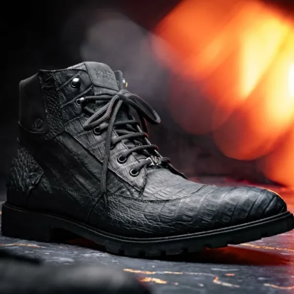 marco_di_milano_leoni_cai_8-1.webp Flash Sale Marco di Milano Leoni Caiman Crocodile Lace Up Boots Oil Black OilBlack