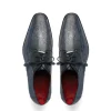 New Marco di Milano Lucca Ostrich & Stingray Shoes Navy