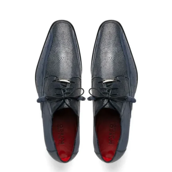 marco_di_milano_lucca_ost_4.webp New Marco di Milano Lucca Ostrich & Stingray Shoes Navy
