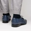 New Marco di Milano Lucca Ostrich & Stingray Shoes Navy