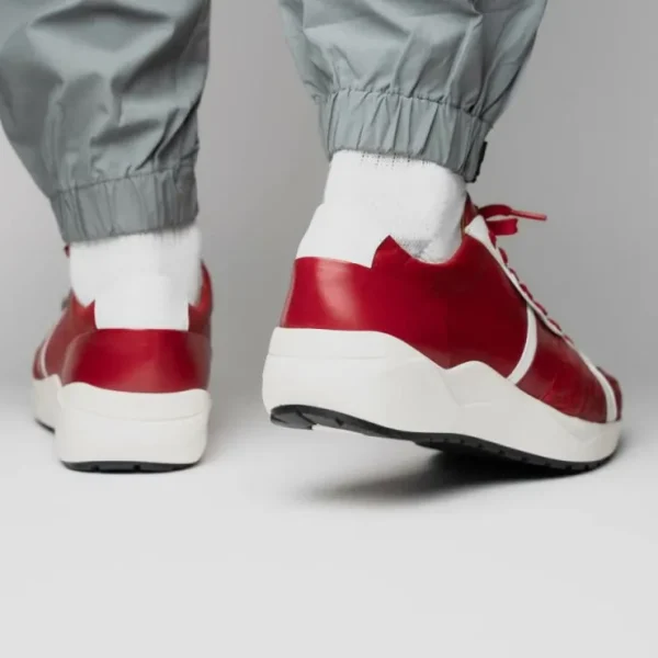 marco_di_milano_lyon_ii_o_16-1.webp Discount Marco di Milano Lyon II Ostrich Quill & Calfskin Sneakers Red / White