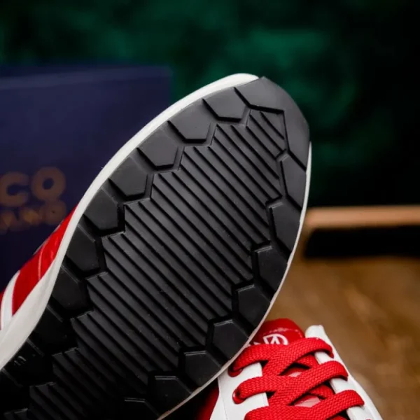 marco_di_milano_lyon_ii_o_9-3.webp Discount Marco di Milano Lyon II Ostrich Quill & Calfskin Sneakers Red / White
