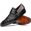 Cheap Marco di Milano Matteo Alligator Penny Loafer Black