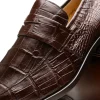 Cheap Marco di Milano Matteo Alligator Penny Loafer Brown