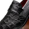 Cheap Marco di Milano Matteo Alligator Penny Loafer Black