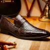 Cheap Marco di Milano Matteo Alligator Penny Loafer Brown