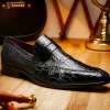 Cheap Marco di Milano Matteo Alligator Penny Loafer Black