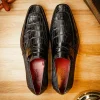 Cheap Marco di Milano Matteo Alligator Penny Loafer Black