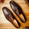 Cheap Marco di Milano Matteo Alligator Penny Loafer Brown
