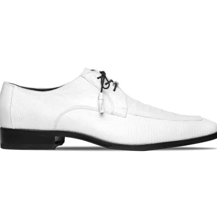 Discount Marco di Milano Merida Caiman & Lizard Derby White