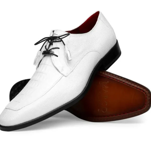 Discount Marco di Milano Merida Caiman & Lizard Derby White