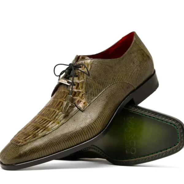 marco_di_milano_merida_ca_1-5.webp Clearance Marco di Milano Merida Caiman & Lizard Derby Olive Green OliveGreen