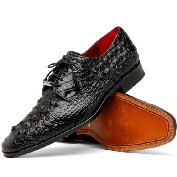 marco_di_milano_nilo_nile_1.webp Cheap Marco di Milano Nilo Nile Crocodile Derby Black