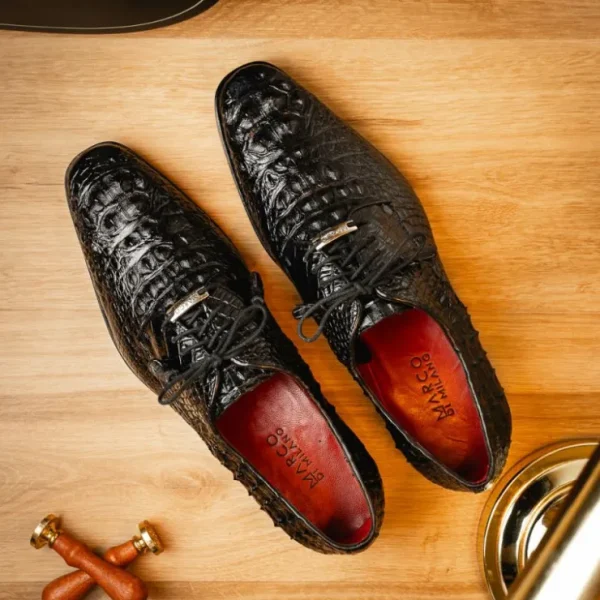 marco_di_milano_nilo_nile_11.webp Cheap Marco di Milano Nilo Nile Crocodile Derby Black