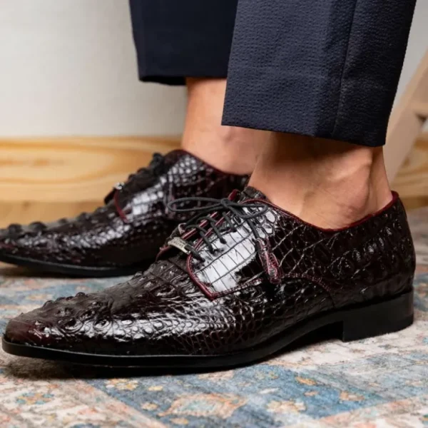 marco_di_milano_nilo_nile_5-3.webp Fashion Marco di Milano Nilo Nile Crocodile Derby Wine