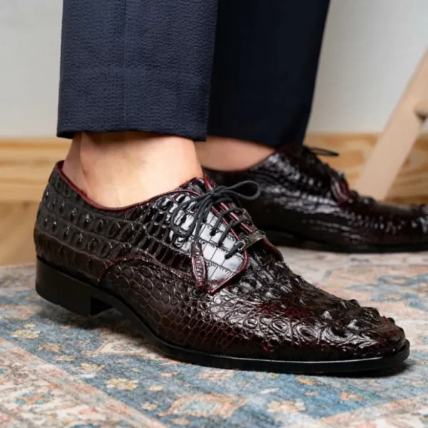 marco_di_milano_nilo_nile_6-3.webp Fashion Marco di Milano Nilo Nile Crocodile Derby Wine