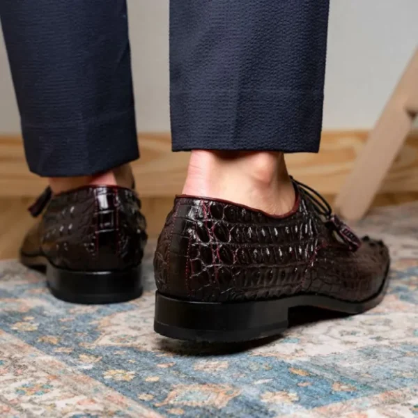 marco_di_milano_nilo_nile_7-3.webp Fashion Marco di Milano Nilo Nile Crocodile Derby Wine