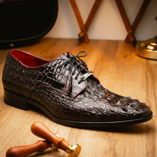 marco_di_milano_nilo_nile_8-3.webp Fashion Marco di Milano Nilo Nile Crocodile Derby Wine