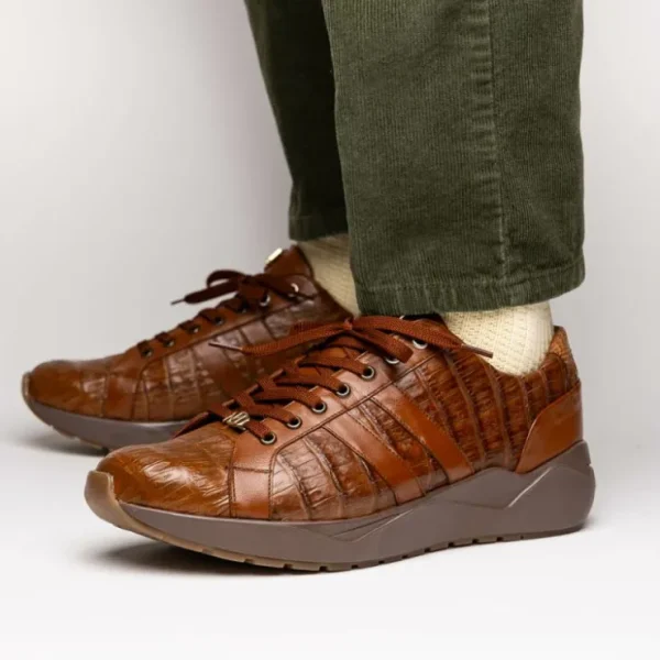 marco_di_milano_nino_caim_5.webp Outlet Marco di Milano Nino Caiman Crocodile Sneakers Bay Apache BayApache