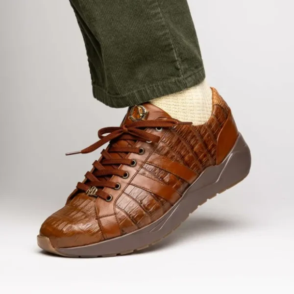 marco_di_milano_nino_caim_6.webp Outlet Marco di Milano Nino Caiman Crocodile Sneakers Bay Apache BayApache