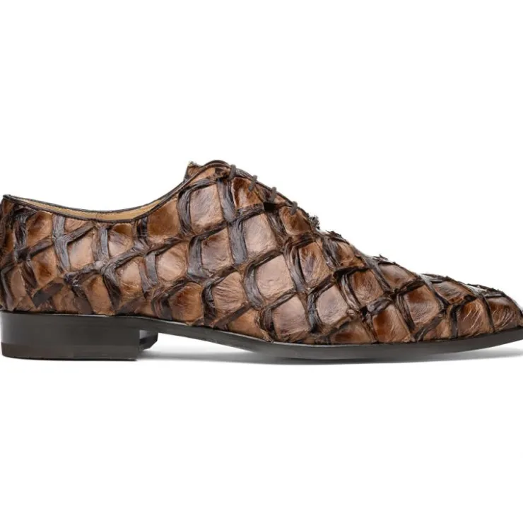 Fashion Marco di Milano Olivieri Pirarucu Dress Oxfords Clear Brown ClearBrown