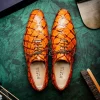 New Marco di Milano Olivieri Pirarucu Dress Oxfords Brandy