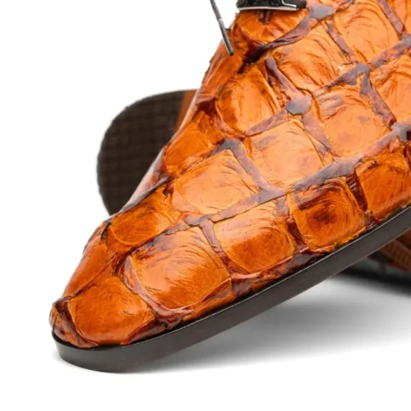 New Marco di Milano Olivieri Pirarucu Dress Oxfords Brandy