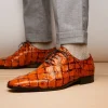 New Marco di Milano Olivieri Pirarucu Dress Oxfords Brandy