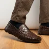 Clearance Marco di Milano Parma Caiman Belly Bit Drivers Brown