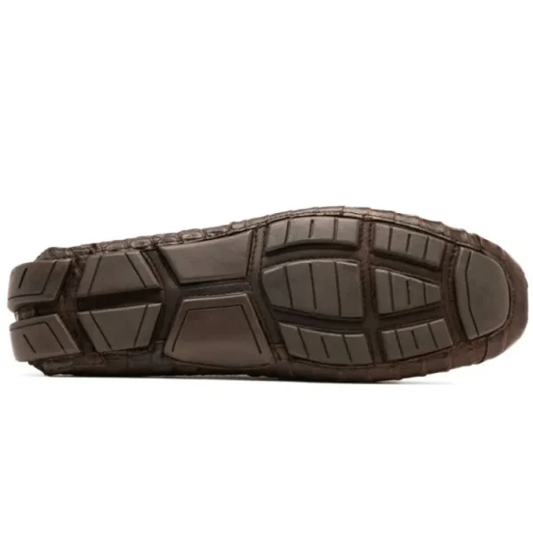 Clearance Marco di Milano Parma Caiman Belly Bit Drivers Brown