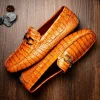 Clearance Marco di Milano Parma Caiman Belly Bit Drivers Brandy