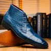Shop Marco di Milano Pietro Alligator Chukka Boots Rustic Jean RusticJean
