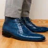 Shop Marco di Milano Pietro Alligator Chukka Boots Rustic Jean RusticJean