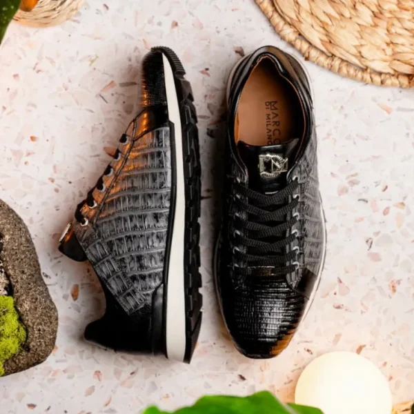 marco_di_milano_portici_c_10-1.webp New Marco di Milano Portici Caiman & Lizard Sneakers Gray Combo GrayCombo