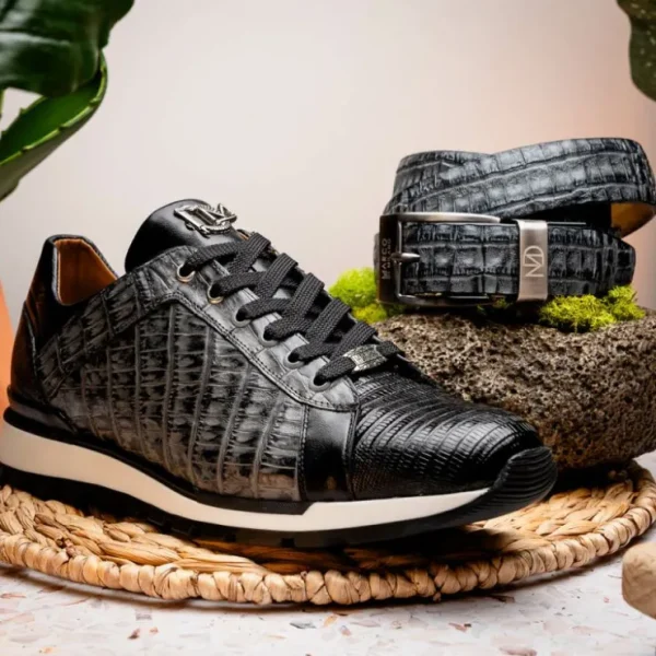 marco_di_milano_portici_c_11-1.webp New Marco di Milano Portici Caiman & Lizard Sneakers Gray Combo GrayCombo