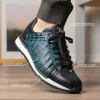 Store Marco di Milano Portici Caiman & Lizard Sneakers Blue Combo BlueCombo