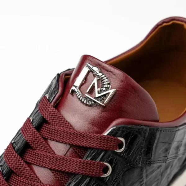 marco_di_milano_portici_c_2-5.webp Discount Marco di Milano Portici Caiman & Lizard Sneakers Wine/Black Combo Wine/BlackCombo