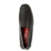 Clearance Marco di Milano Remo Caiman Crocodile Driving Shoes Black