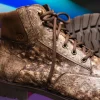 Clearance Marco di Milano Renzo Ostrich Lace Up Boots Stone Brown StoneBrown