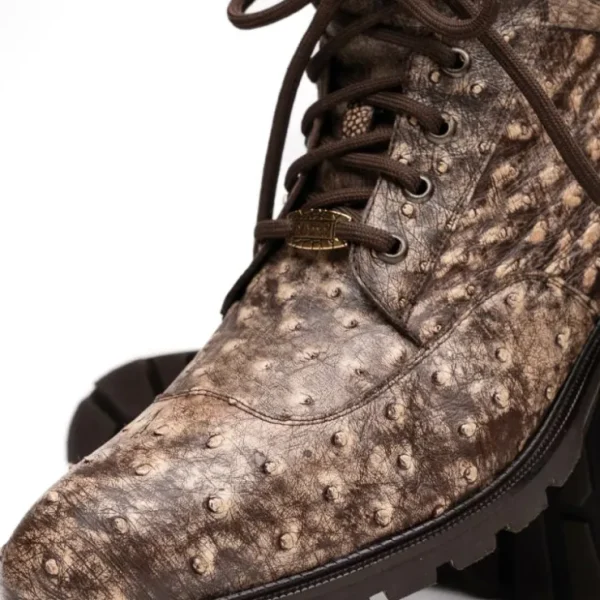 marco_di_milano_renzo_ost_3.webp Clearance Marco di Milano Renzo Ostrich Lace Up Boots Stone Brown StoneBrown