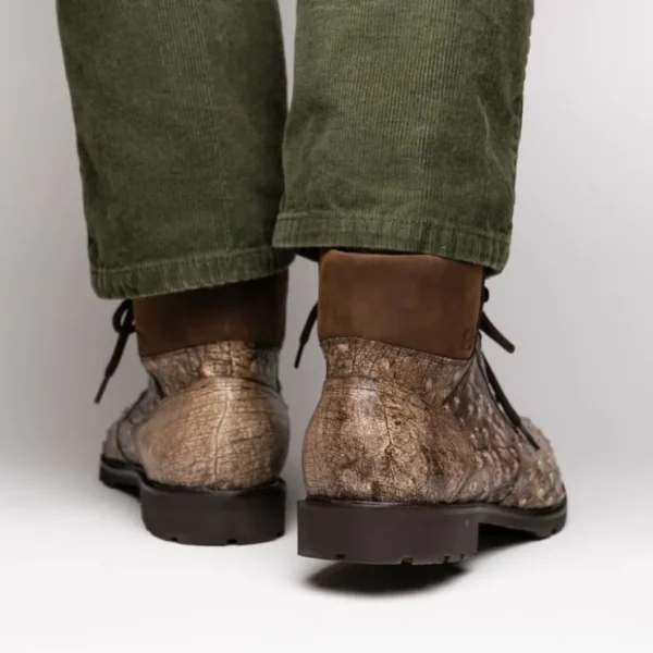 marco_di_milano_renzo_ost_8.webp Clearance Marco di Milano Renzo Ostrich Lace Up Boots Stone Brown StoneBrown