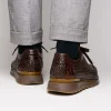 Outlet Marco di Milano Roma Caiman Crocodile Woven Sneakers Brown