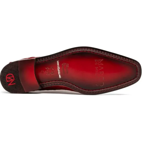 marco_di_milano_rovigo_ca_1-2.webp Flash Sale Marco di Milano Rovigo Caiman Crocodile Monk Strap Red