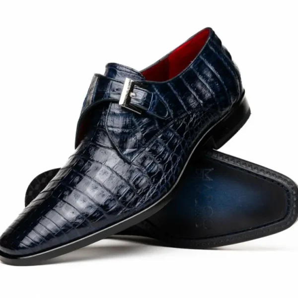 marco_di_milano_rovigo_ca_1-3.webp Flash Sale Marco di Milano Rovigo Caiman Crocodile Monk Strap Navy Blue