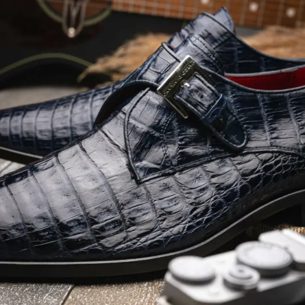 marco_di_milano_rovigo_ca_10-3.webp Flash Sale Marco di Milano Rovigo Caiman Crocodile Monk Strap Navy Blue