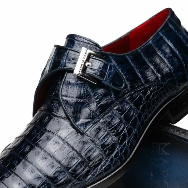 marco_di_milano_rovigo_ca_2-3.webp Flash Sale Marco di Milano Rovigo Caiman Crocodile Monk Strap Navy Blue