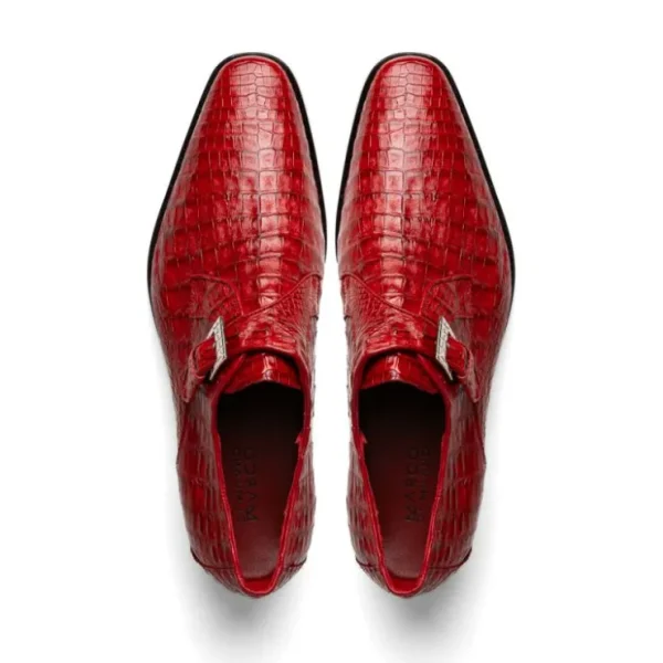 marco_di_milano_rovigo_ca_4-2.webp Flash Sale Marco di Milano Rovigo Caiman Crocodile Monk Strap Red