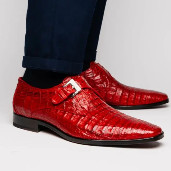 marco_di_milano_rovigo_ca_5-2.webp Flash Sale Marco di Milano Rovigo Caiman Crocodile Monk Strap Red
