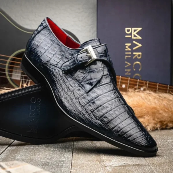 marco_di_milano_rovigo_ca_8-3.webp Flash Sale Marco di Milano Rovigo Caiman Crocodile Monk Strap Navy Blue