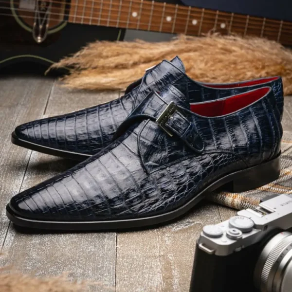 marco_di_milano_rovigo_ca_9-3.webp Flash Sale Marco di Milano Rovigo Caiman Crocodile Monk Strap Navy Blue